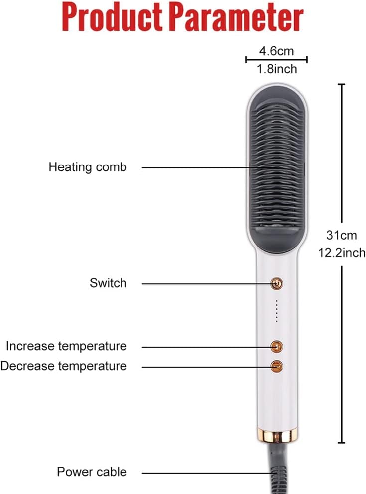 Electric Hair Straightening Brush