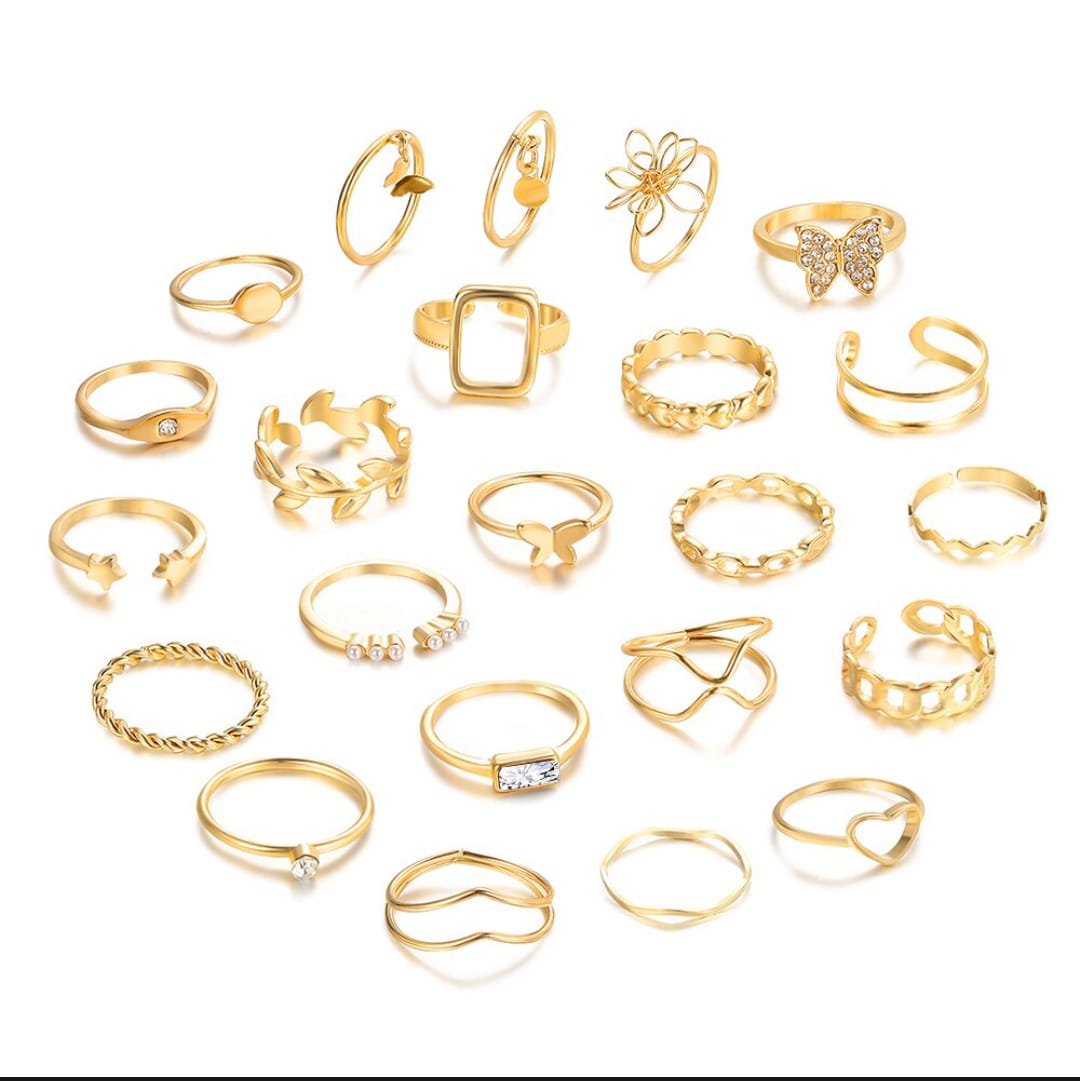 23 Sets Of Women Rings